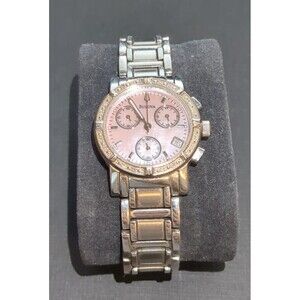 Bulova Chrono Pink MOP SS & Diamond Watch C837381